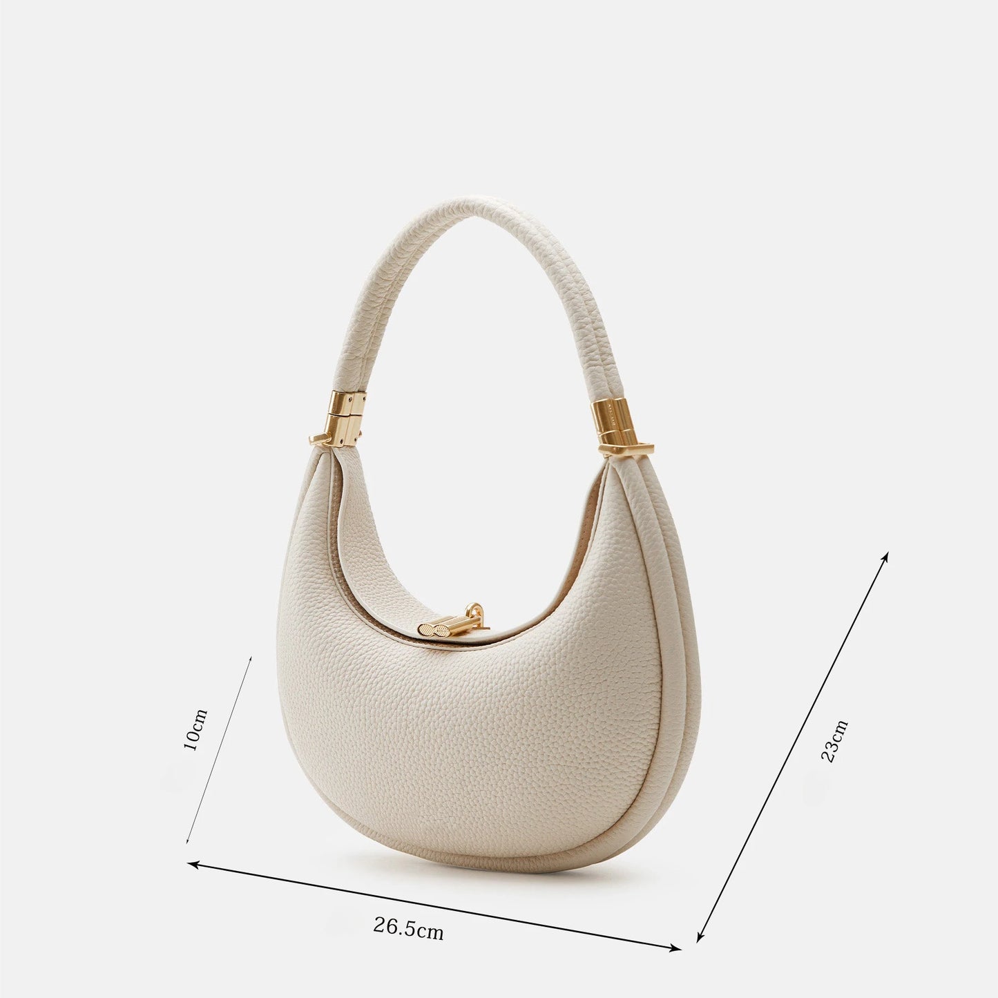 Luna 4-in-1 Travel Tote Original Women Leather Handbag Chic Elegant Half Moon Shoulder Bag Exquisite Cross Bag Mini Clutch
