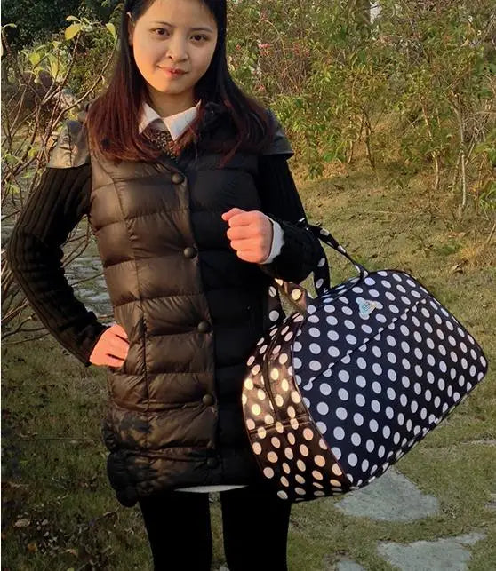 Hot Sale PU Leather Women Travel Duffel Bag for Men Large Capacity Waterproof Travel Bag Design Zipper Multifunction Luggage Bag