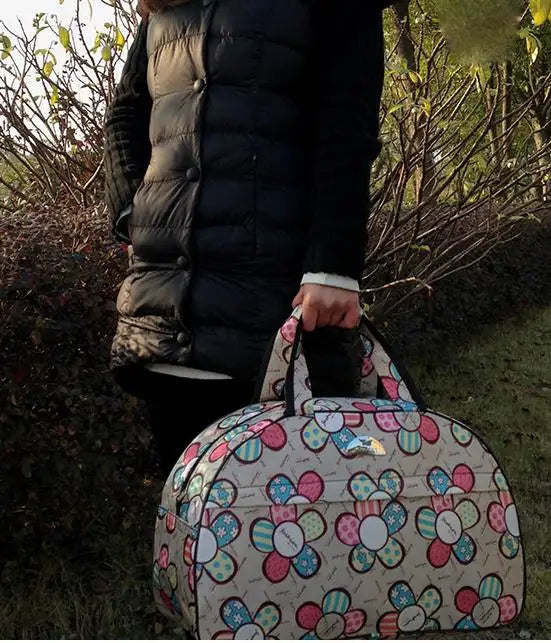 Hot Sale PU Leather Women Travel Duffel Bag for Men Large Capacity Waterproof Travel Bag Design Zipper Multifunction Luggage Bag